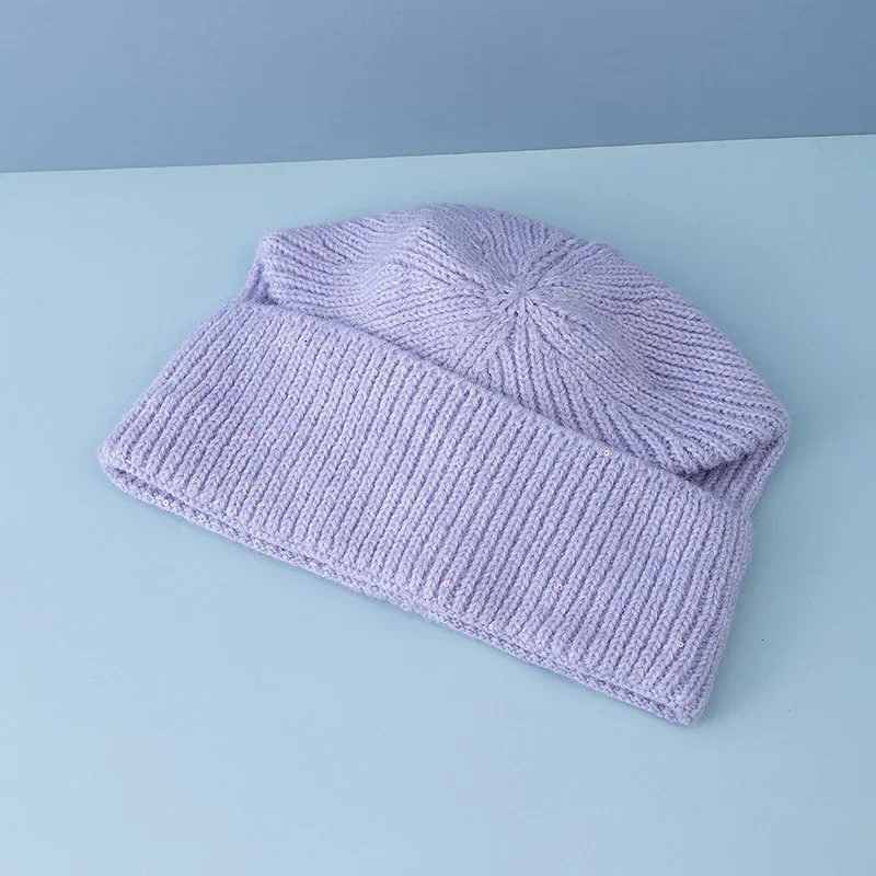 New Women’s Cuffed Ribbed Knit - Beanie Cuffed Knit recension och pris