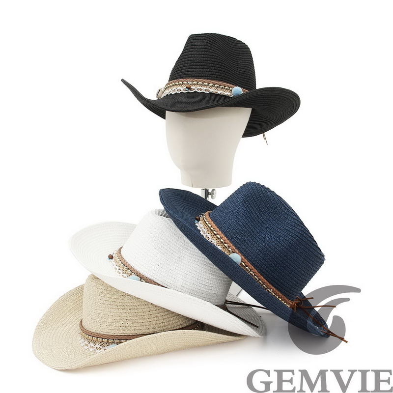 GEMVIE 4 Color Retro Outdoor S - Cowboy Hat Straw recension och pris