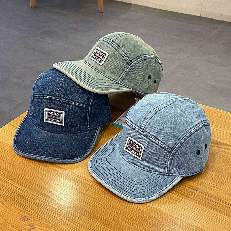 Vintage Flat Brim Denim Baseba - Corduroy Cap 5 Panel recension och pris